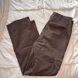 Celebrity Pink Brown Straight Leg Corduroy Pants